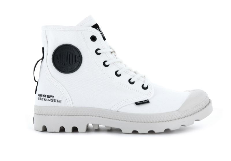 Palladium Pampa Hi Htg Supply Planinarske Cipele Ženske Bijele | CbXAxAsy