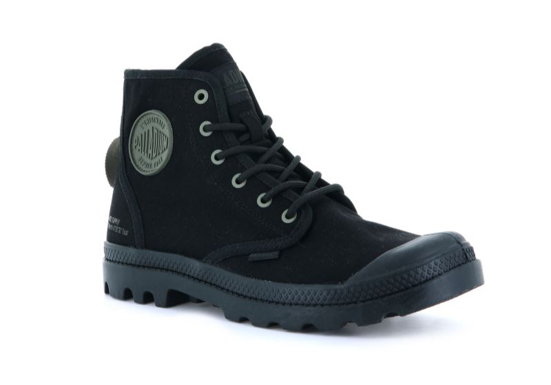 Palladium Pampa Hi Htg Supply Planinarske Cipele Ženske Crne Crne | NSqp67OS