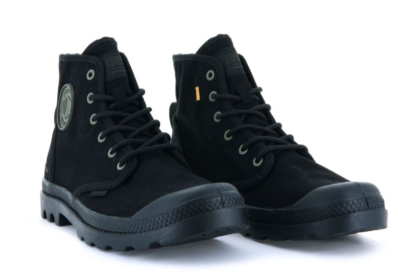 Palladium Pampa Hi Htg Supply Planinarske Cipele Ženske Crne Crne | NSqp67OS