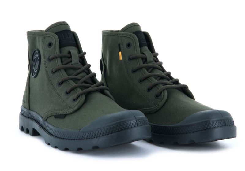 Palladium Pampa Hi Htg Supply Planinarske Cipele Ženske Tamno Maslinasto Zelene | OLvGpj8Q