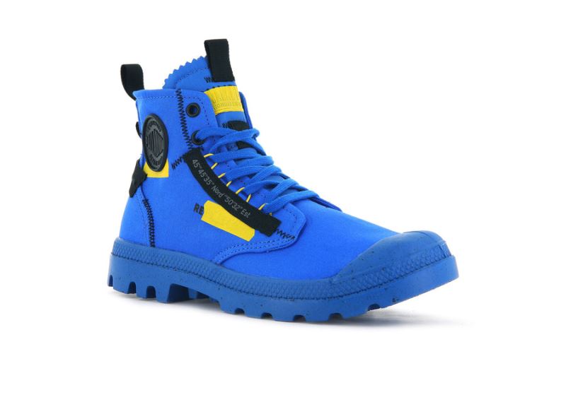 Palladium Pampa Hi Re-craft Čizme Muške Plave | L0BAY2Yf