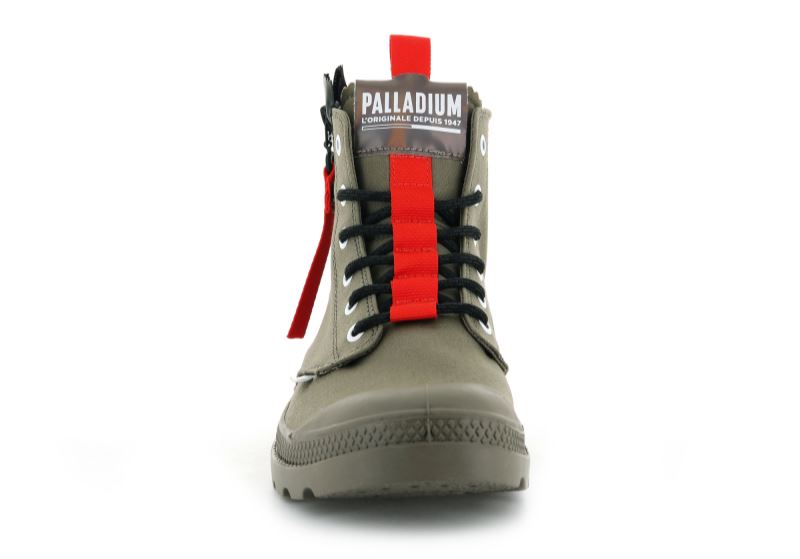 Palladium Pampa Hi Ticket To Earth Čizme Muške Zelene | ADslTivp