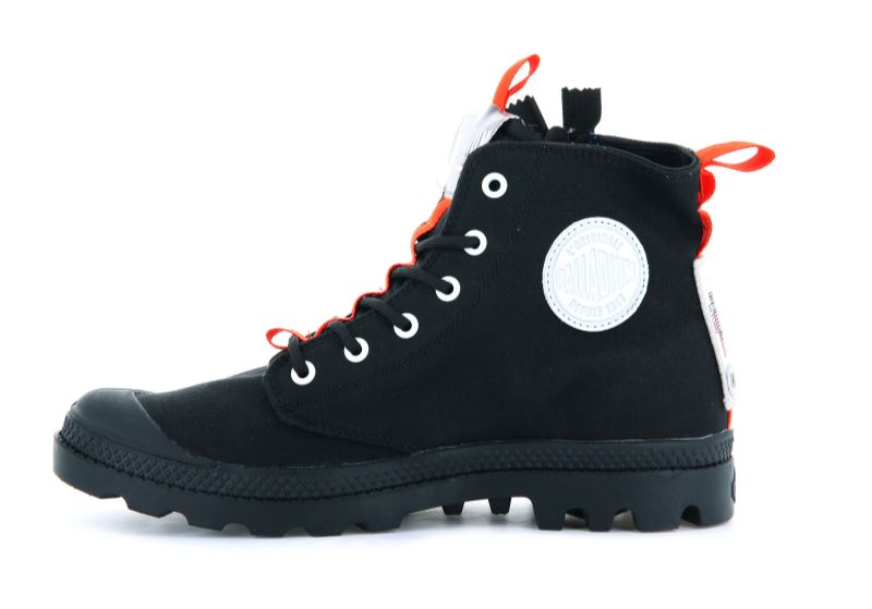 Palladium Pampa Hi Ticket To Earth Čizme Muške Crne Crne | QKysNi27