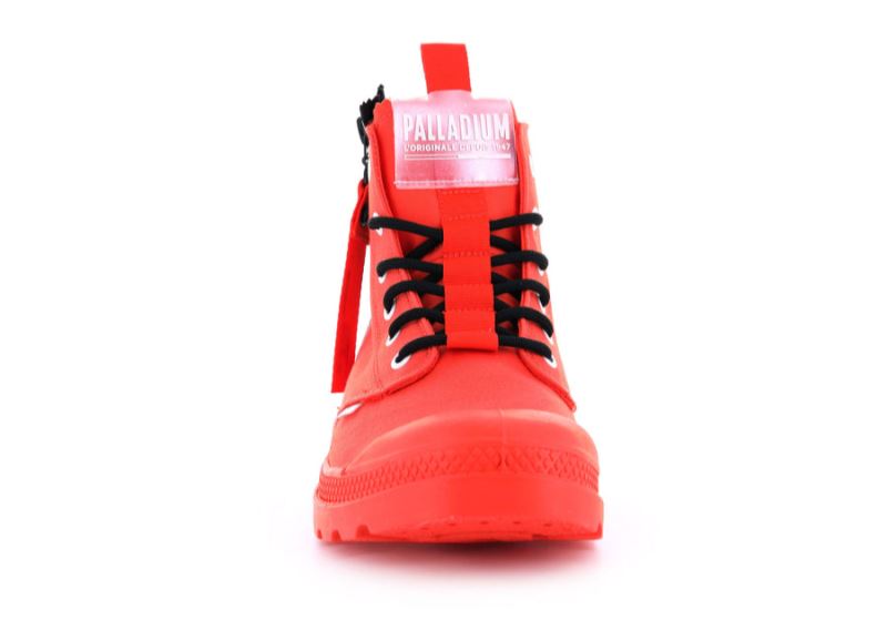 Palladium Pampa Hi Ticket To Earth Čizme Ženske Crvene | QzzCrbxP