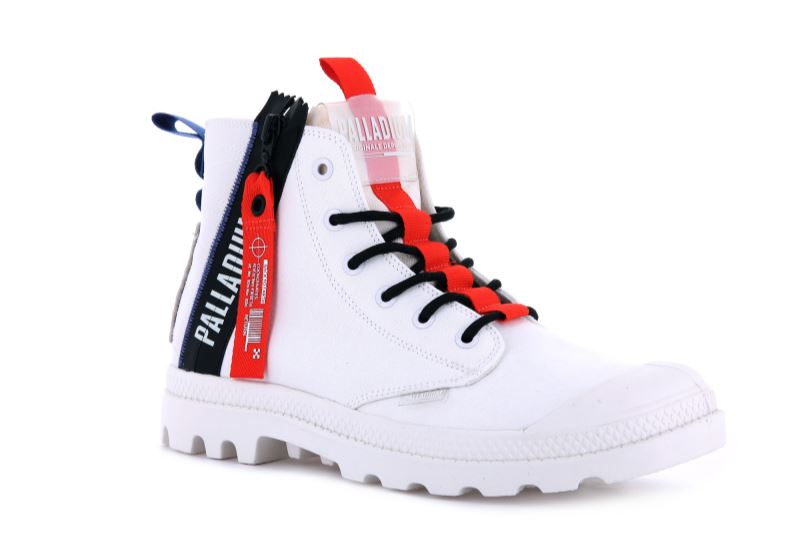 Palladium Pampa Hi Ticket To Earth Čizme Muške Bijele | gwaqMIzp