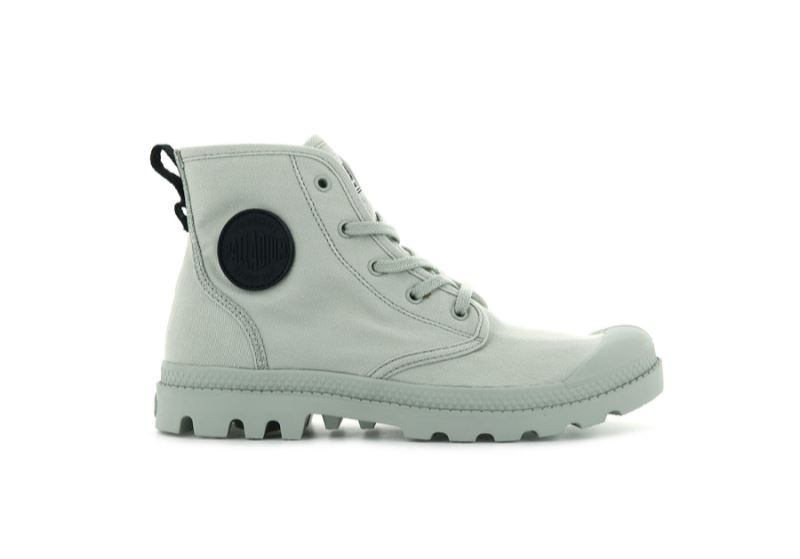 Palladium Pampa Hi Twill Čizme S Ortopedskom Petom Ženske Smeđe | 8Ztief23