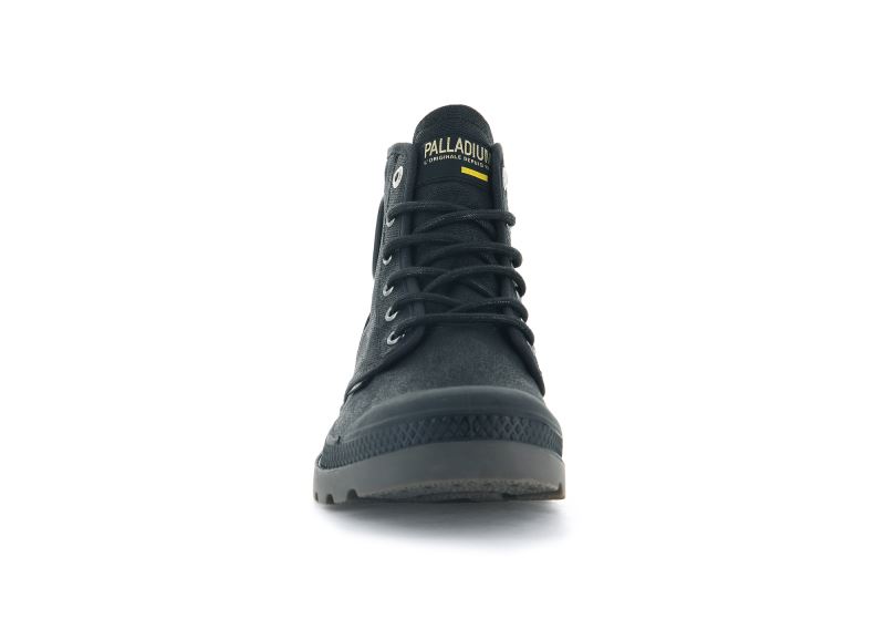 Palladium Pampa Hi Wax Čizme Muške Crne | llCiIO3X