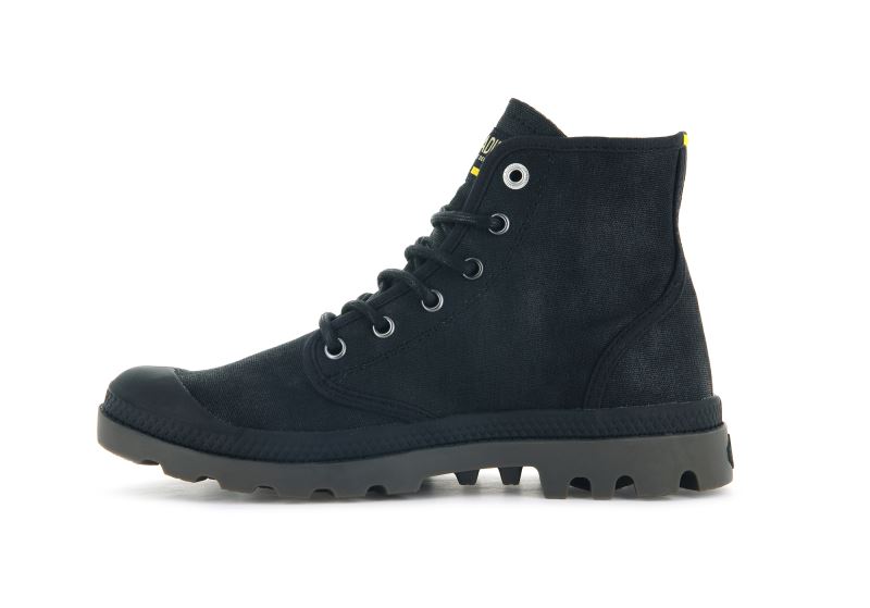 Palladium Pampa Hi Wax Čizme Muške Crne | llCiIO3X