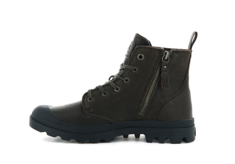 Palladium Pampa Hi Zip Lth Ess Čizme Muške Crne | 6yhBJXUl