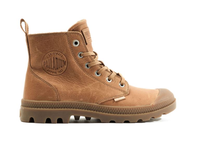 Palladium Pampa Hi Zip Lth Ess Čizme Ženske Smeđe | qLHeQ3RI