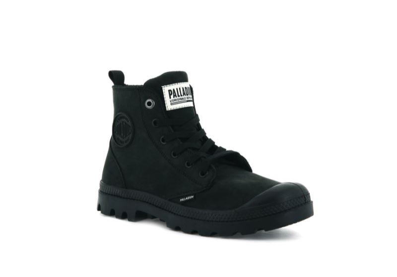 Palladium Pampa Hi Zip Nubuk Čizme Ženske Crne | oSisKk1n