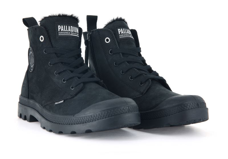 Palladium Pampa Hi Zip Wl Zimske Čizme Muške Crne | 7XpvYafK