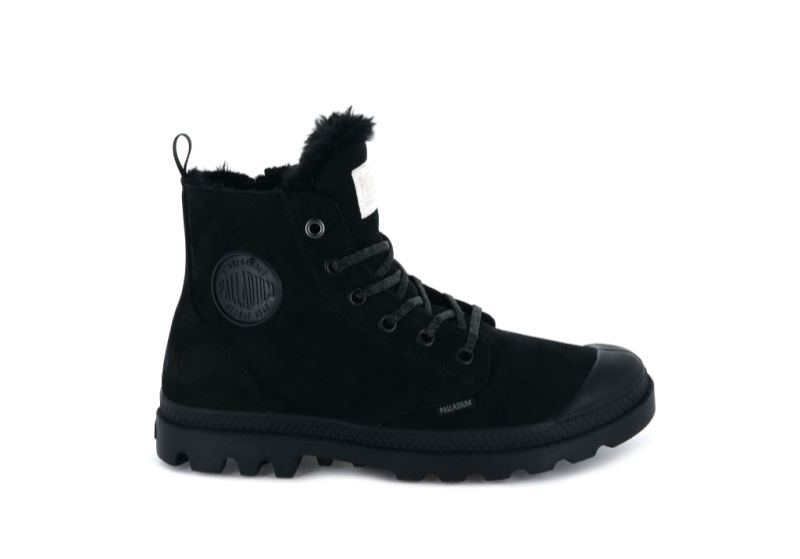 Palladium Pampa Hi Zip Wl Zimske Čizme Ženske Crne Crne | LVek7JKY