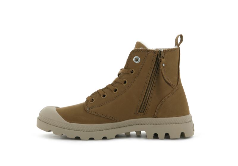 Palladium Pampa Hi Zip Wl Zimske Čizme Ženske Smeđe | wuVSHZjb