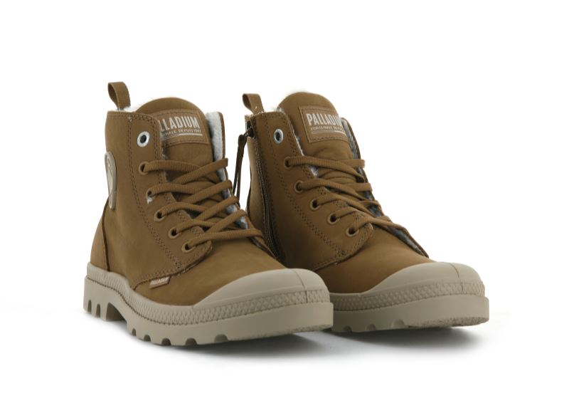 Palladium Pampa Hi Zip Wl Zimske Čizme Ženske Smeđe | wuVSHZjb