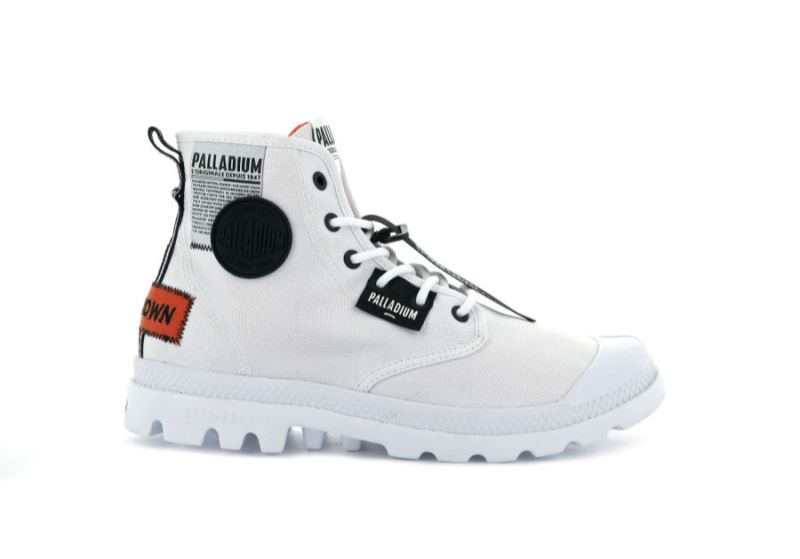 Palladium Pampa Lite Overlab Planinarske Cipele Dječje Bijele | YmclHulW