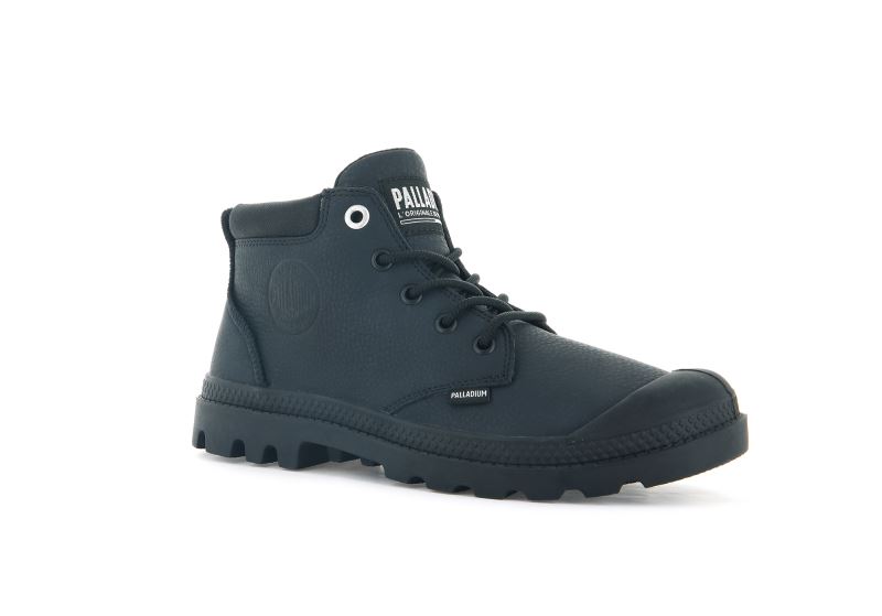 Palladium Pampa Low Cuff Sl Čizme Ženske Crne Crne | evL2QaH0