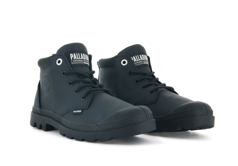 Palladium Pampa Low Cuff Sl Čizme Ženske Crne Crne | evL2QaH0