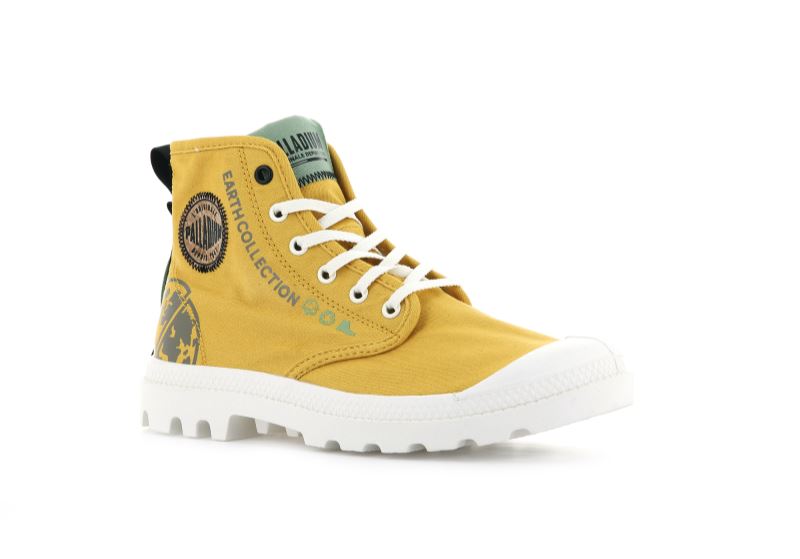 Palladium Pampa Organic Metro Čizme Muške Boje Senfa | 2f6NdWge