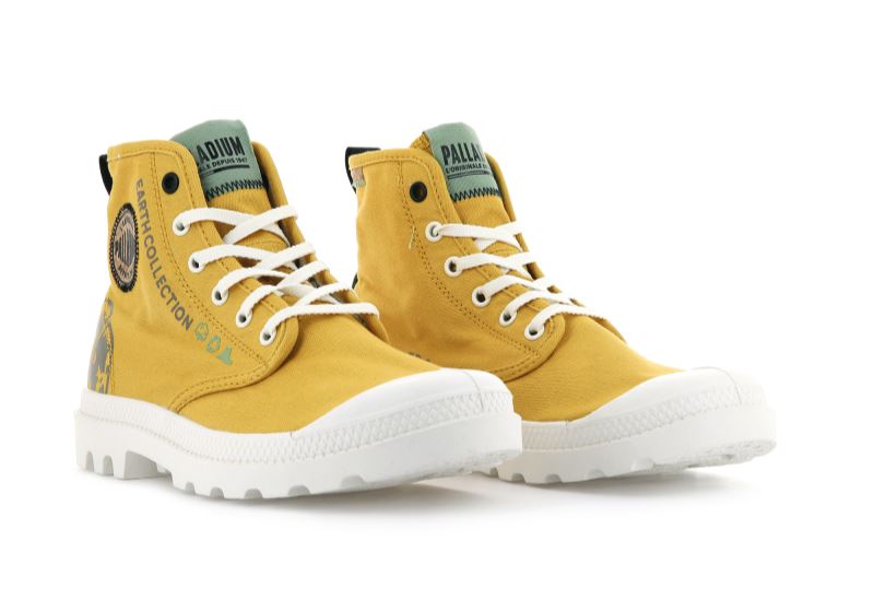 Palladium Pampa Organic Metro Čizme Muške Boje Senfa | 2f6NdWge