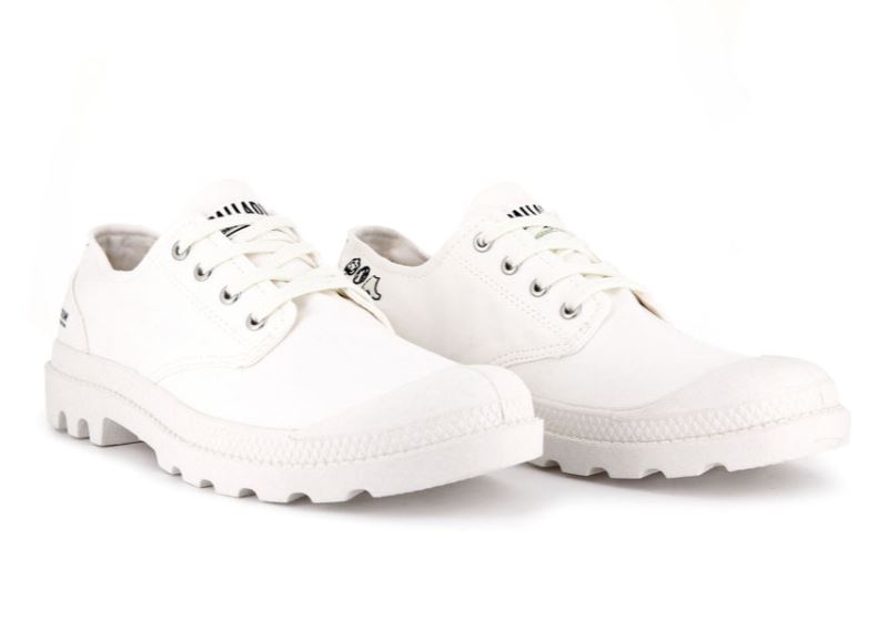 Palladium Pampa Oxford Organic Ii Cipele Sa Platformom Muške Bijele | KGya4ojC