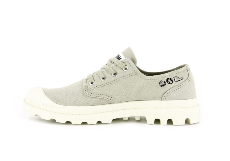 Palladium Pampa Oxford Organic Ii Cipele Sa Platformom Muške Svijetlo Zelene | ZAZltWU3