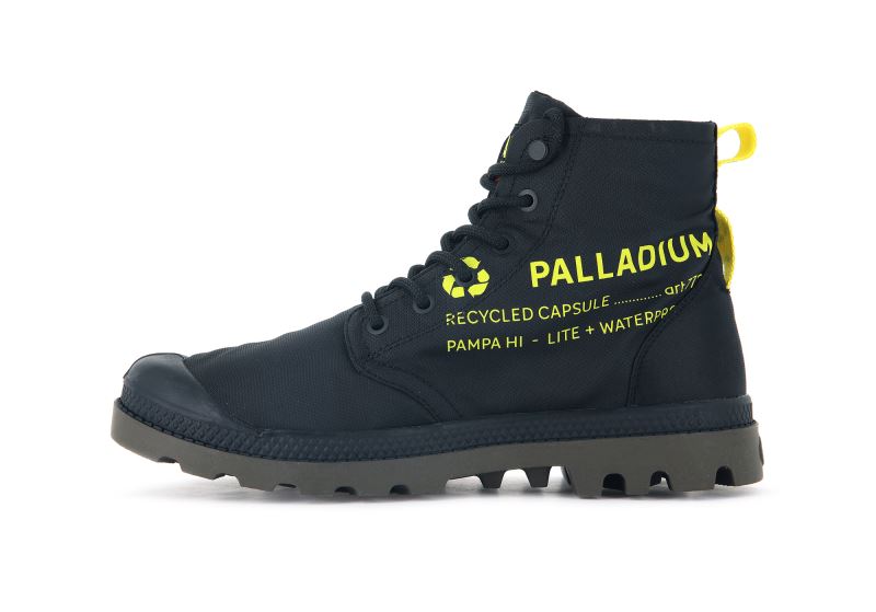 Palladium Pampa Recycle Waterproof+ 2 Vodootporne Čizme Muške Crne | EyoA6rUK