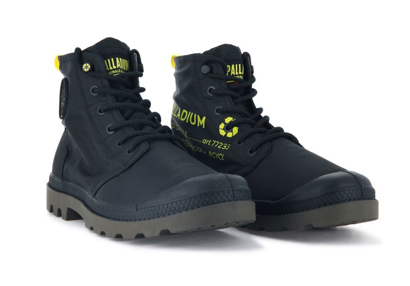 Palladium Pampa Recycle Waterproof+ 2 Vodootporne Čizme Muške Crne | EyoA6rUK