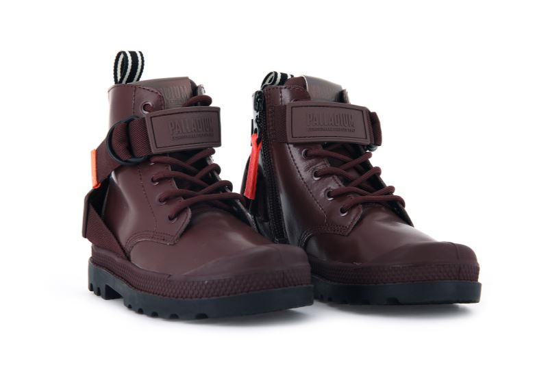 Palladium Pampa Rock Ranger Zimske Čizme Dječje Čokoladne | WizGeFeb