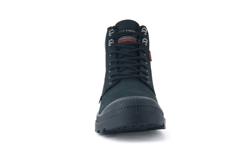 Palladium Pampa Shield Wp+ Lux Čizme Muške Crne Crne | H1e8OvI0