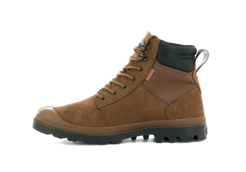 Palladium Pampa Shield Wp+ Lux Čizme Muške Smeđe | YZWl4wdu