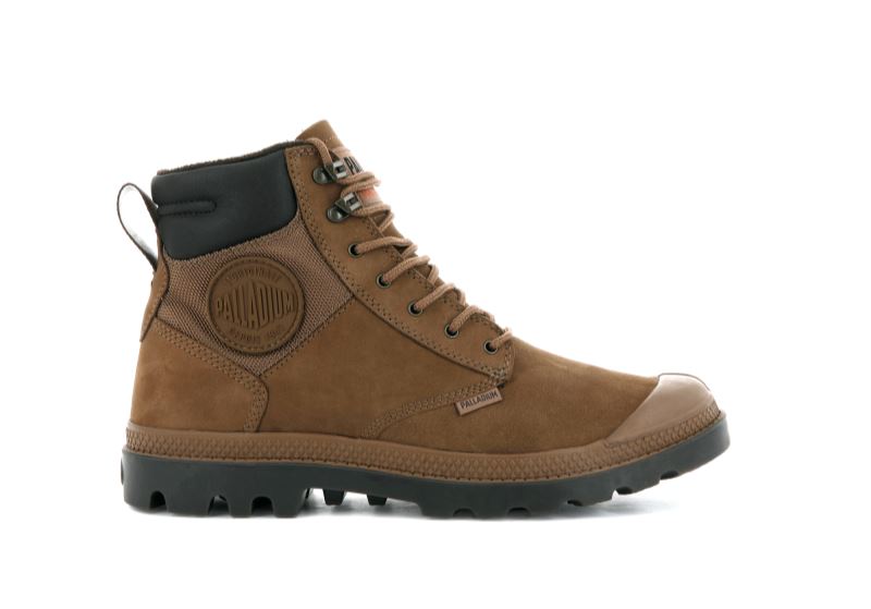 Palladium Pampa Shield Wp+ Lux Čizme Muške Smeđe | YZWl4wdu