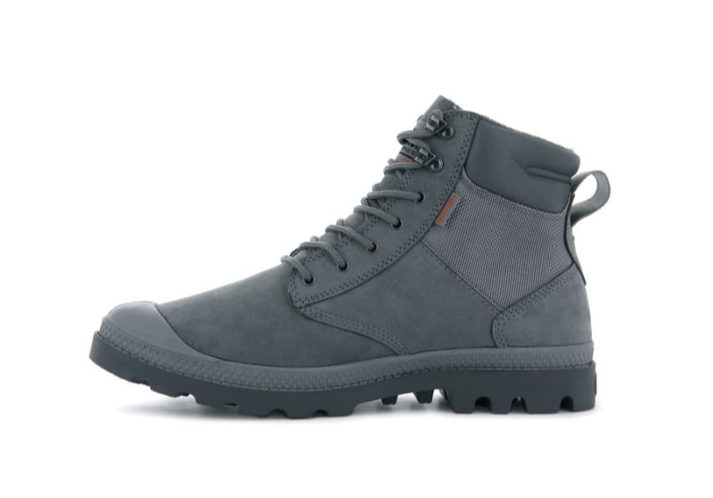 Palladium Pampa Shield Wp+ Lux Čizme Ženske Tamno Sive | FesODJrm