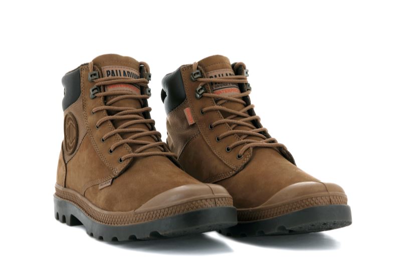 Palladium Pampa Shield Wp+ Lux Čizme Ženske Smeđe | frdEmmqq