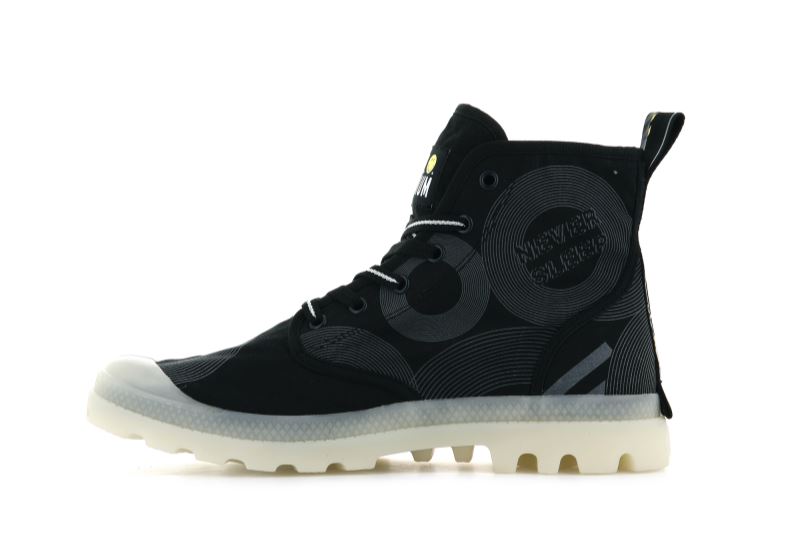 Palladium Pampa Smiley Gitd Čizme Ženske Crne | JxTjNR5l