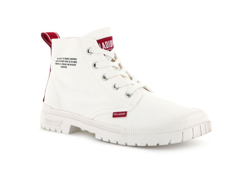 Palladium Pampa Sp20 Dare Čizme Muške Bijele | sFQWFxZ9