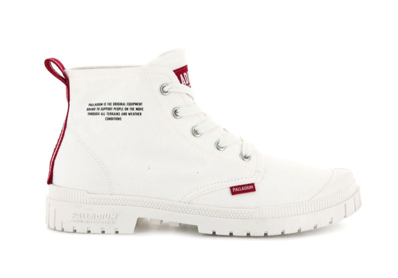 Palladium Pampa Sp20 Dare Čizme Muške Bijele | sFQWFxZ9