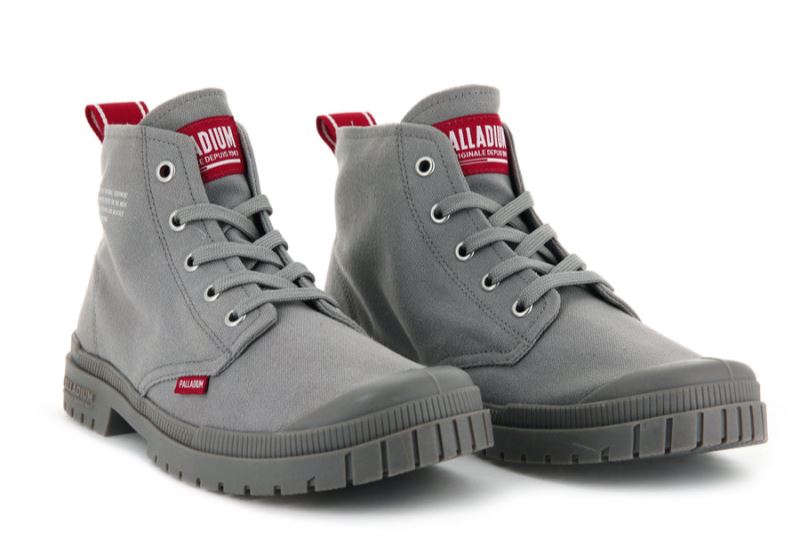 Palladium Pampa Sp20 Dare Čizme Muške Sive | YlJfd7BF