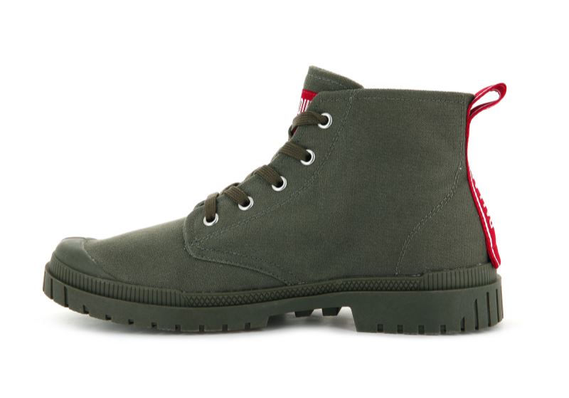 Palladium Pampa Sp20 Dare Čizme Muške Tamno Maslinasto Zelene | 9SZu2BQV