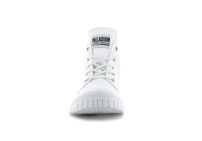 Palladium Pampa Sp20 Hi Canvas Čizme Muške Bijele | O8WQwPv3