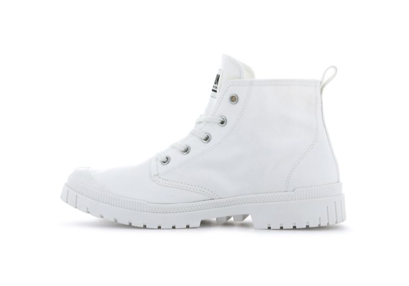 Palladium Pampa Sp20 Hi Canvas Čizme Muške Bijele | O8WQwPv3