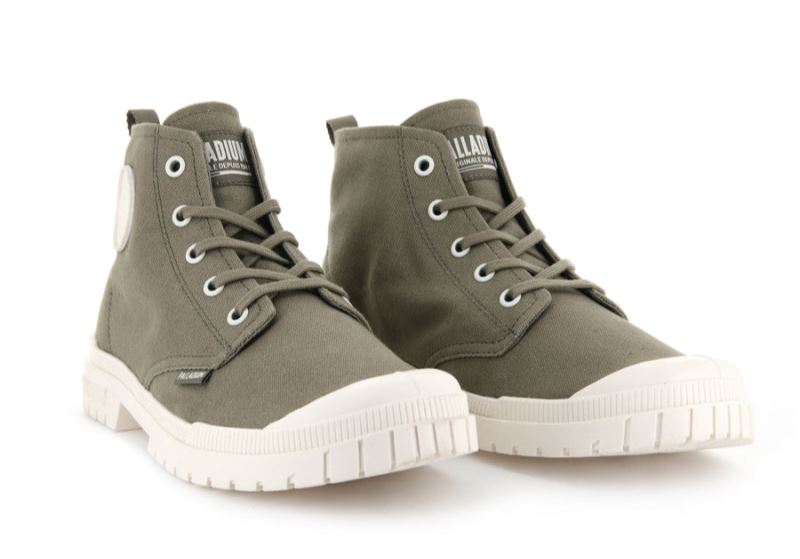 Palladium Pampa Sp20 Hi Canvas Čizme Muške Maslinasto Zelene | vVBGRwjE