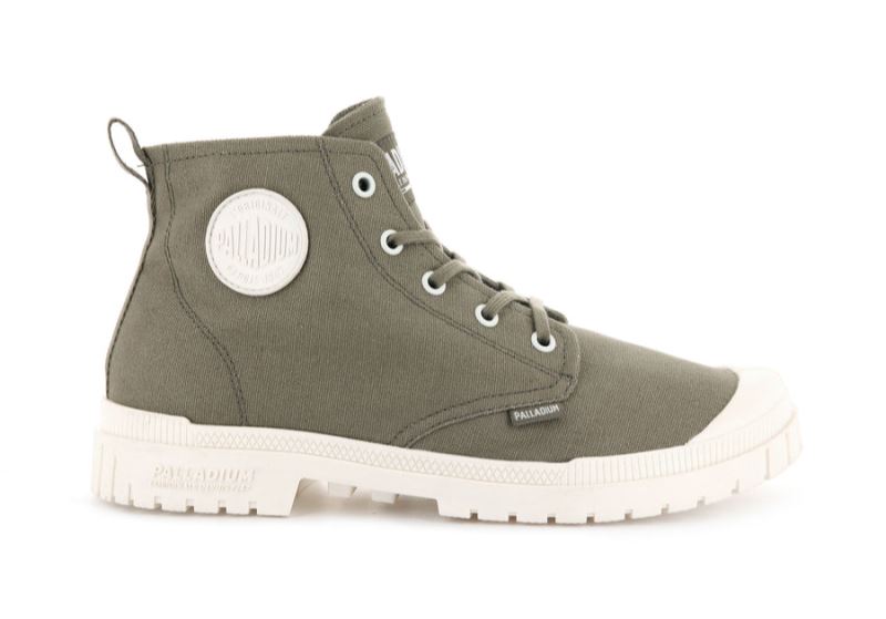 Palladium Pampa Sp20 Hi Canvas Čizme Ženske Maslinasto Zelene | BeEw90mS