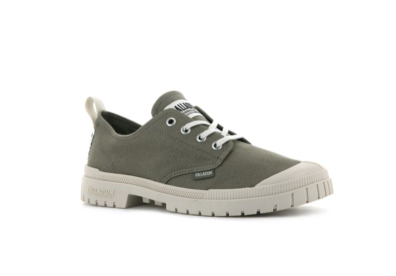 Palladium Pampa Sp20 Low Canvas Oxfordice Ženske Zelene | alFygrgl