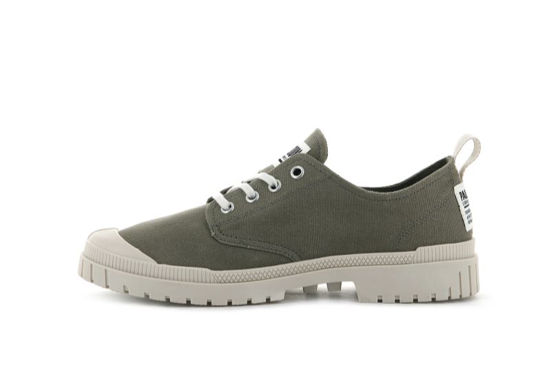 Palladium Pampa Sp20 Low Canvas Oxfordice Ženske Zelene | alFygrgl