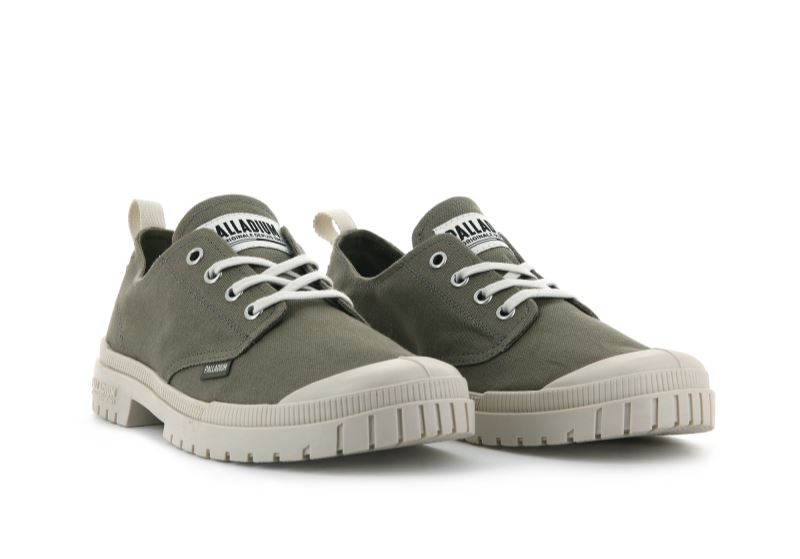 Palladium Pampa Sp20 Low Canvas Oxfordice Ženske Zelene | alFygrgl