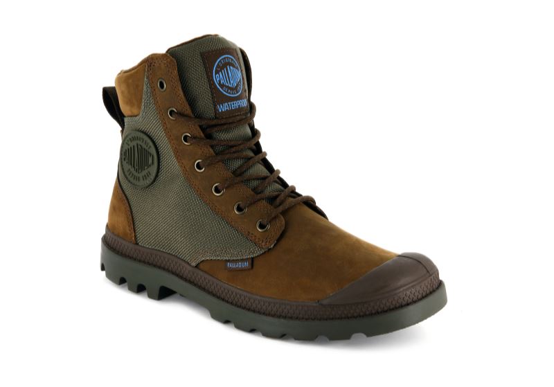 Palladium Pampa Sport Cuff Wpn Zimske Čizme Ženske Smeđe Maslinasto Zelene | Ib8fD21c