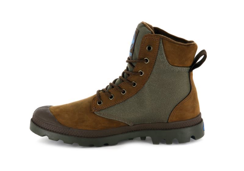 Palladium Pampa Sport Cuff Wpn Zimske Čizme Ženske Smeđe Maslinasto Zelene | Ib8fD21c