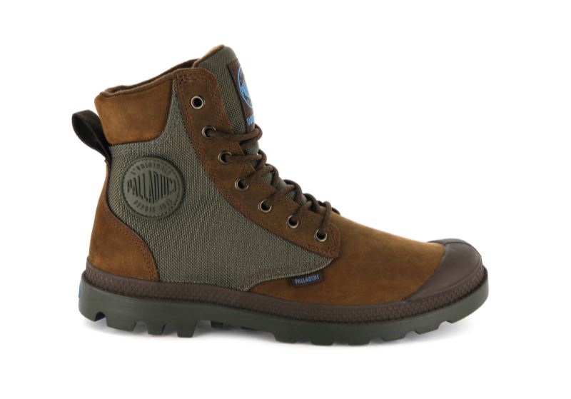 Palladium Pampa Sport Cuff Wpn Zimske Čizme Ženske Smeđe Maslinasto Zelene | Ib8fD21c