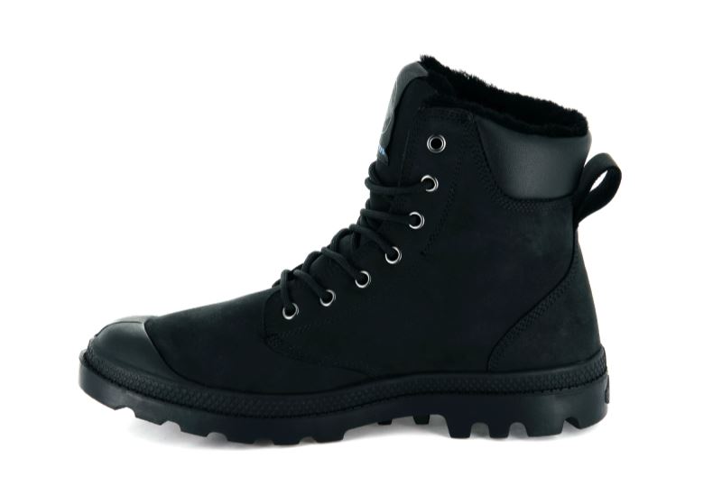 Palladium Pampa Sport Cuff Wps Zimske Čizme Ženske Crne Crne | PQN3vbSf